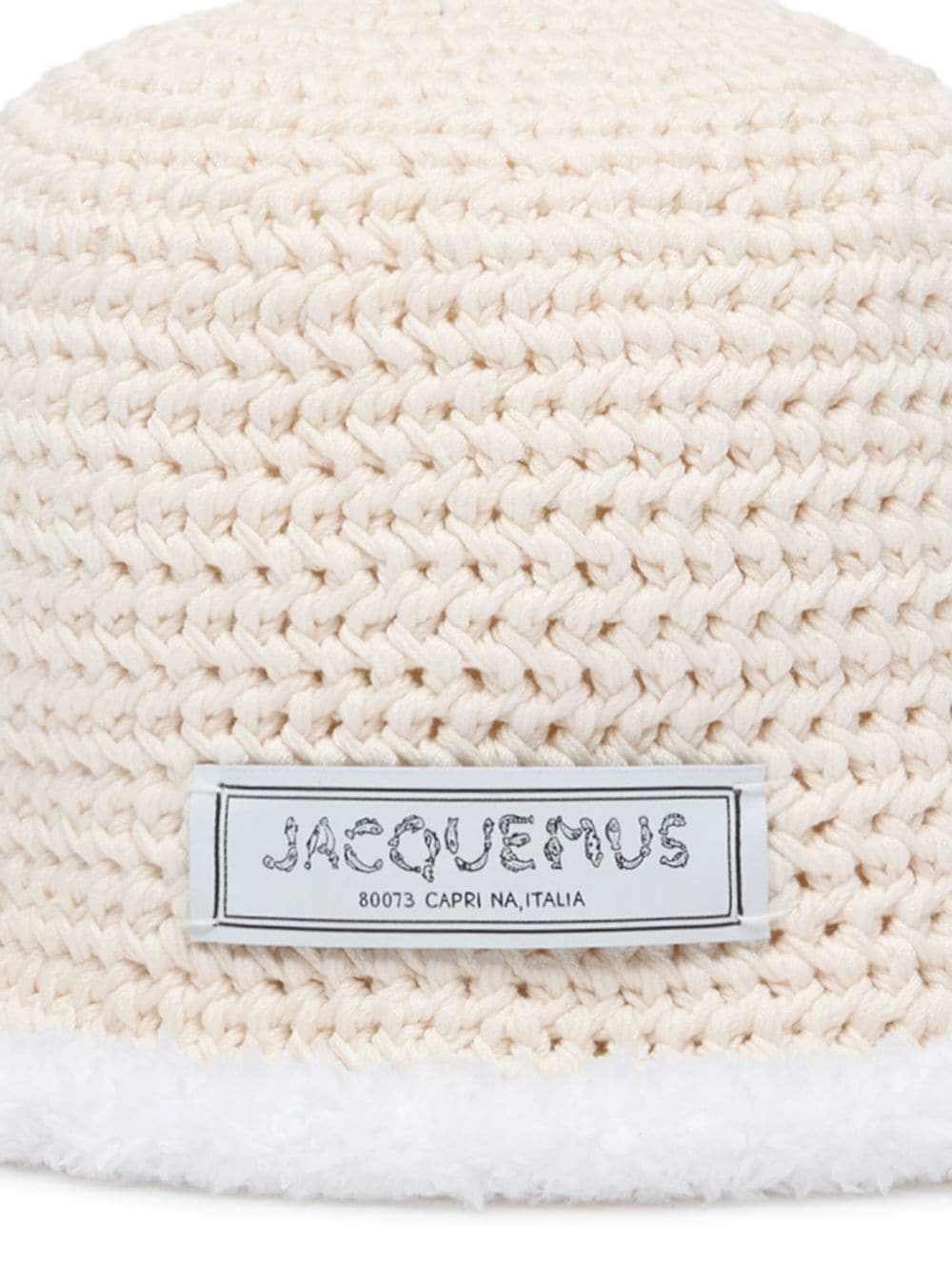 Jacquemus Bordino hoed - Beige