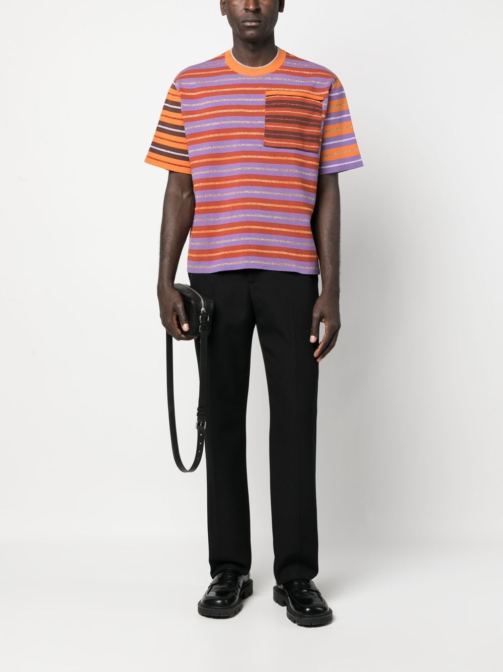 Jacquemus Gestreept T-shirt - Paars