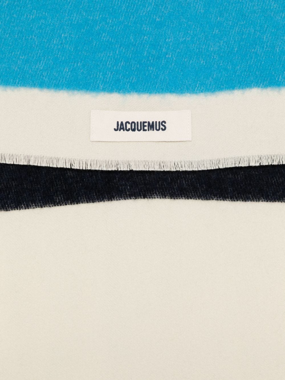 Jacquemus L'Echarpe Arazzo sjaal - Blauw