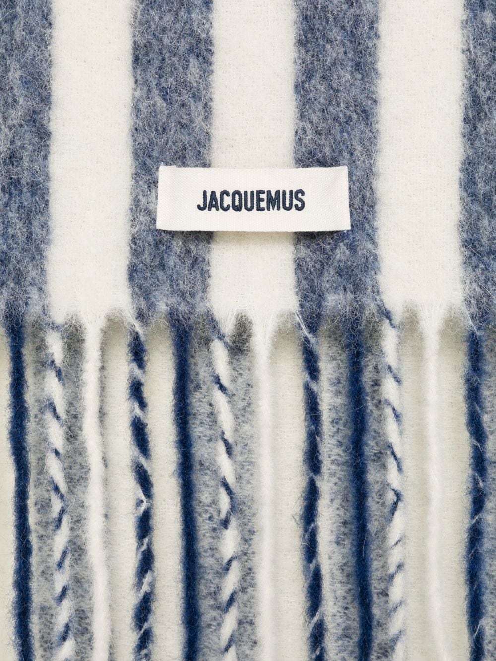 Jacquemus L'Echarpe Carro sjaal - Blauw