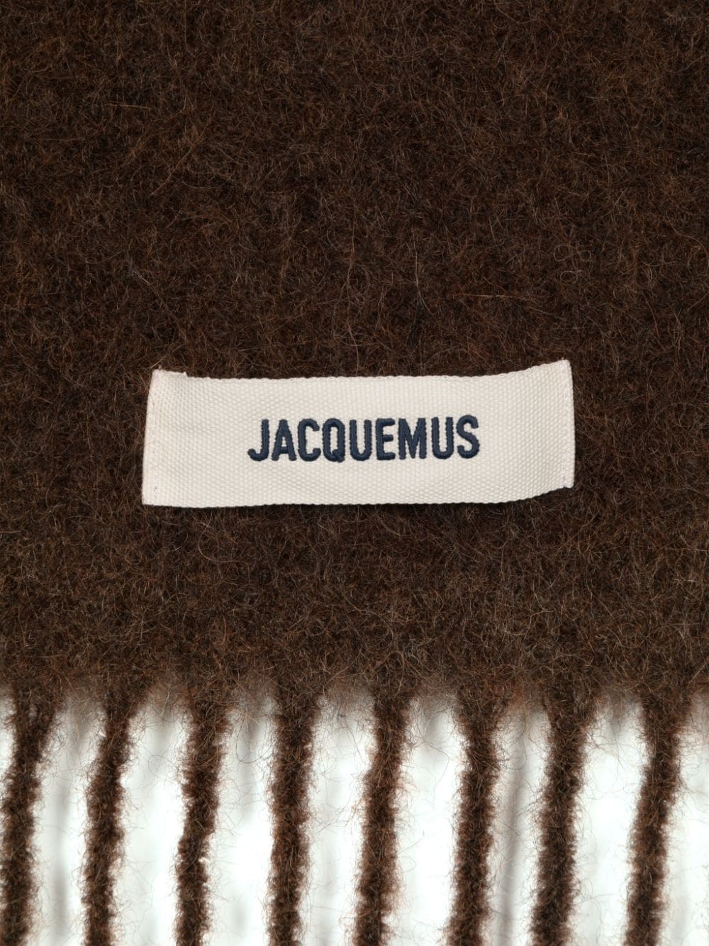 Jacquemus L'Echarpe Carro sjaal - Bruin