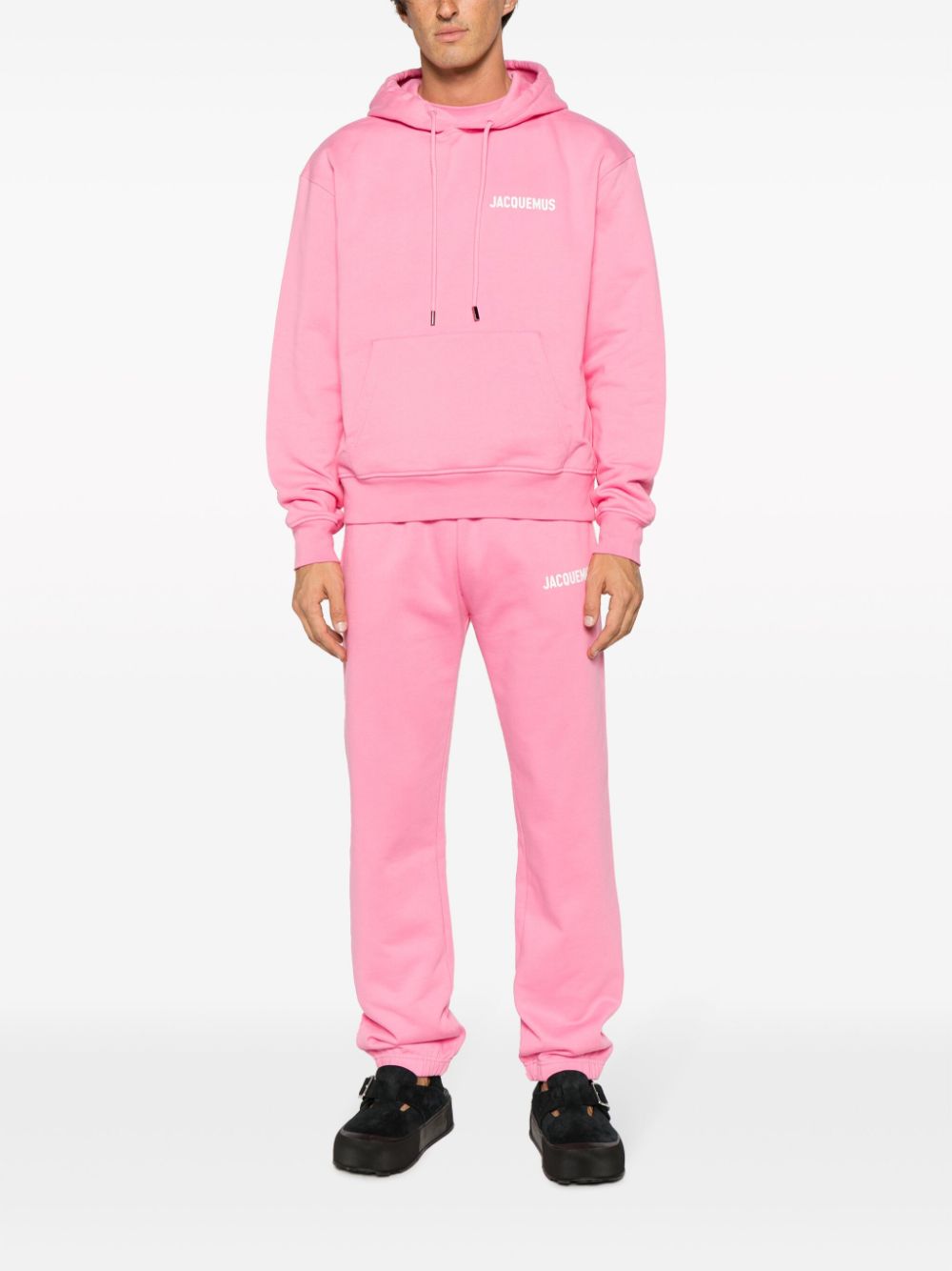 Jacquemus Le Sweatshirt Jacquemus hoodie met print - Roze