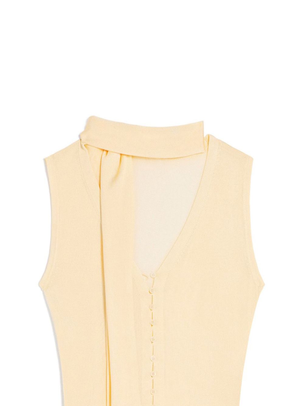 Jacquemus Mouwloze top - Geel