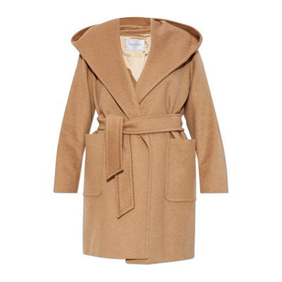 Jas Rialto met capuchon Max Mara , Beige , Dames