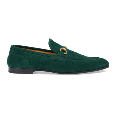 Jordaan suède loafers Gucci , Green , Heren