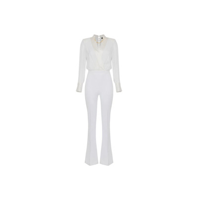 Jumpsuits Elisabetta Franchi , Beige , Dames