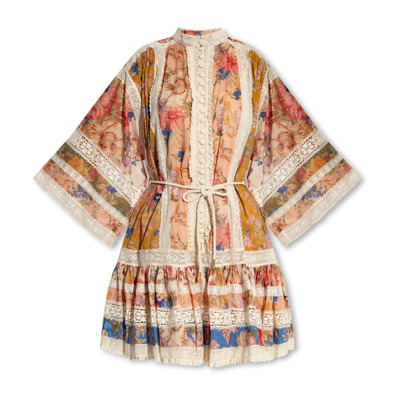 Jurk met bloemenmotief Zimmermann , Multicolor , Dames