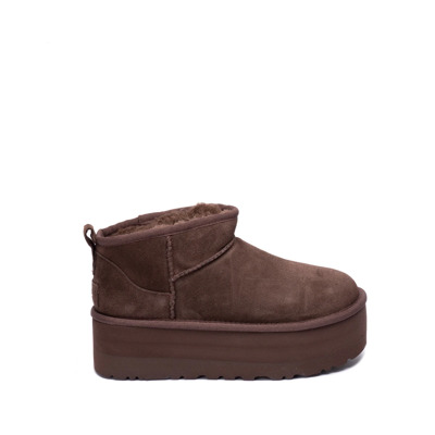 Klassieke Ultra Mini Platform Laarzen UGG , Brown , Dames