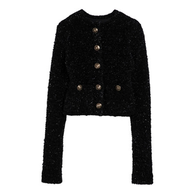 Korte Cardigan Trui Balenciaga , Black , Dames