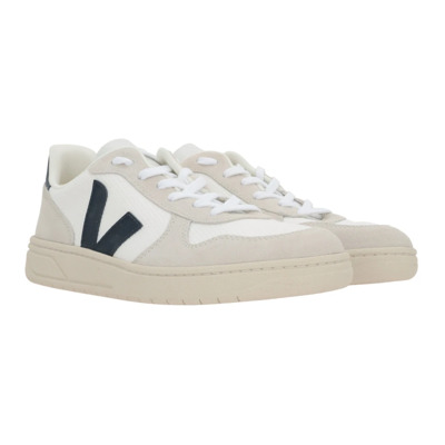 Lage B-Mesh Sneakers met Suede Inzetstukken Veja , White , Heren