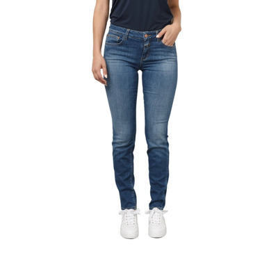 Lage taille jeans met zijzakken Closed , Blue , Dames