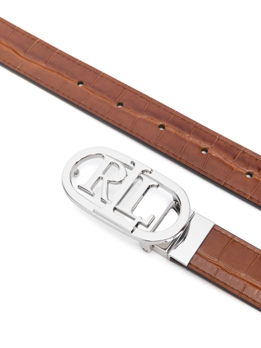 Lauren Ralph Lauren Riem met logogesp - Bruin