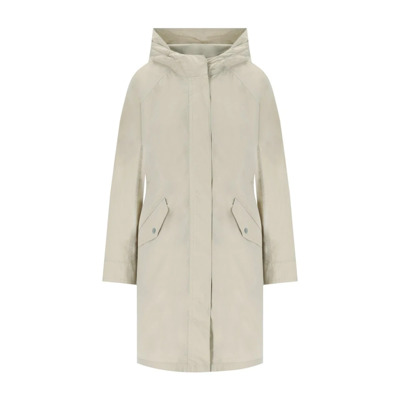 Licht Eiken Zomer Parka Woolrich , Beige , Heren