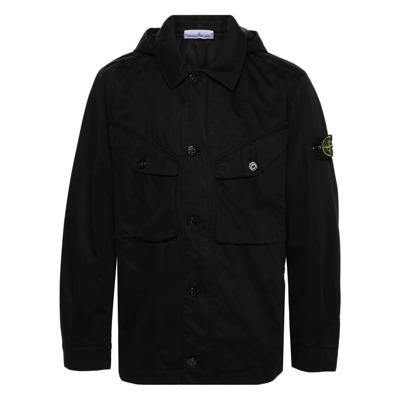 Light Jackets Stone Island , Black , Heren