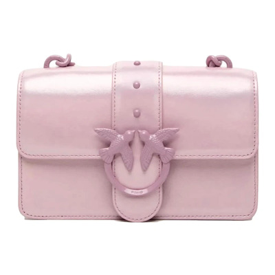 Love One Mini Tas in Lila Blokkleur Pinko , Purple , Dames