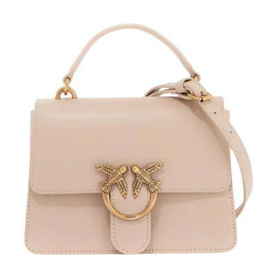 Love One Top Handle Mini Light Tas Pinko , Beige , Dames