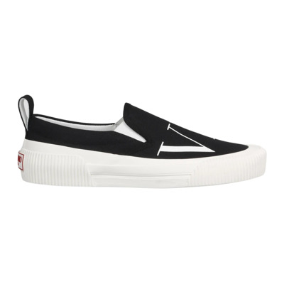 Luxe Slip-On Trainers Valentino Garavani , Black , Heren