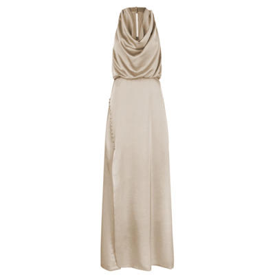 Marryme jurken taupe Dante 6 , Beige , Dames