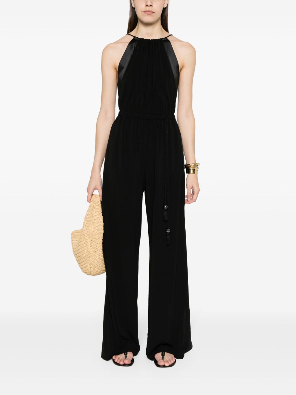 Max Mara Ubi jersey jumpsuit - Zwart