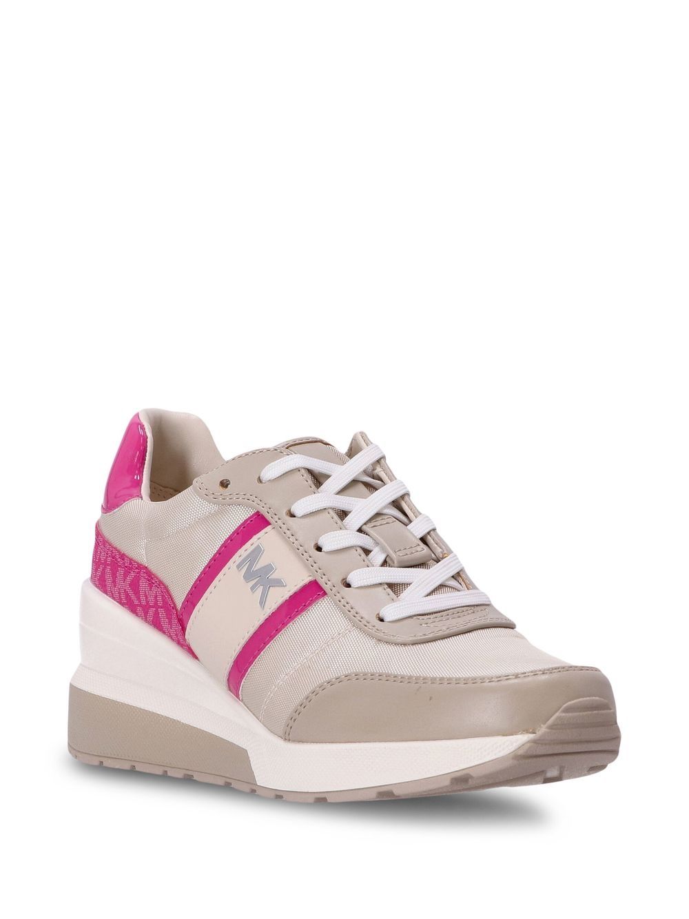 Michael Kors Mabel sneakers met plateauzool - Beige