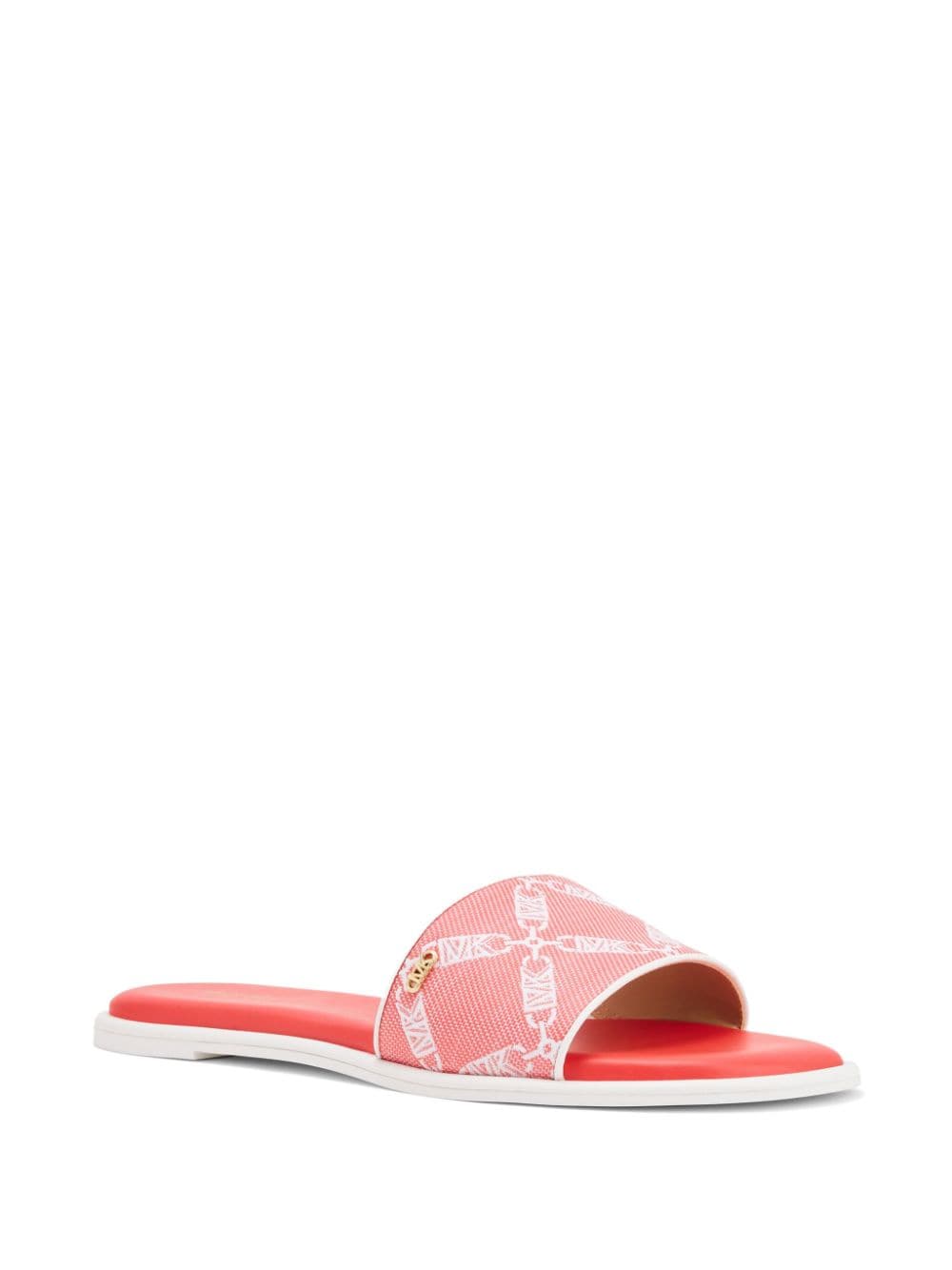 Michael Kors Saylor sandalen met monogramprint - Rood