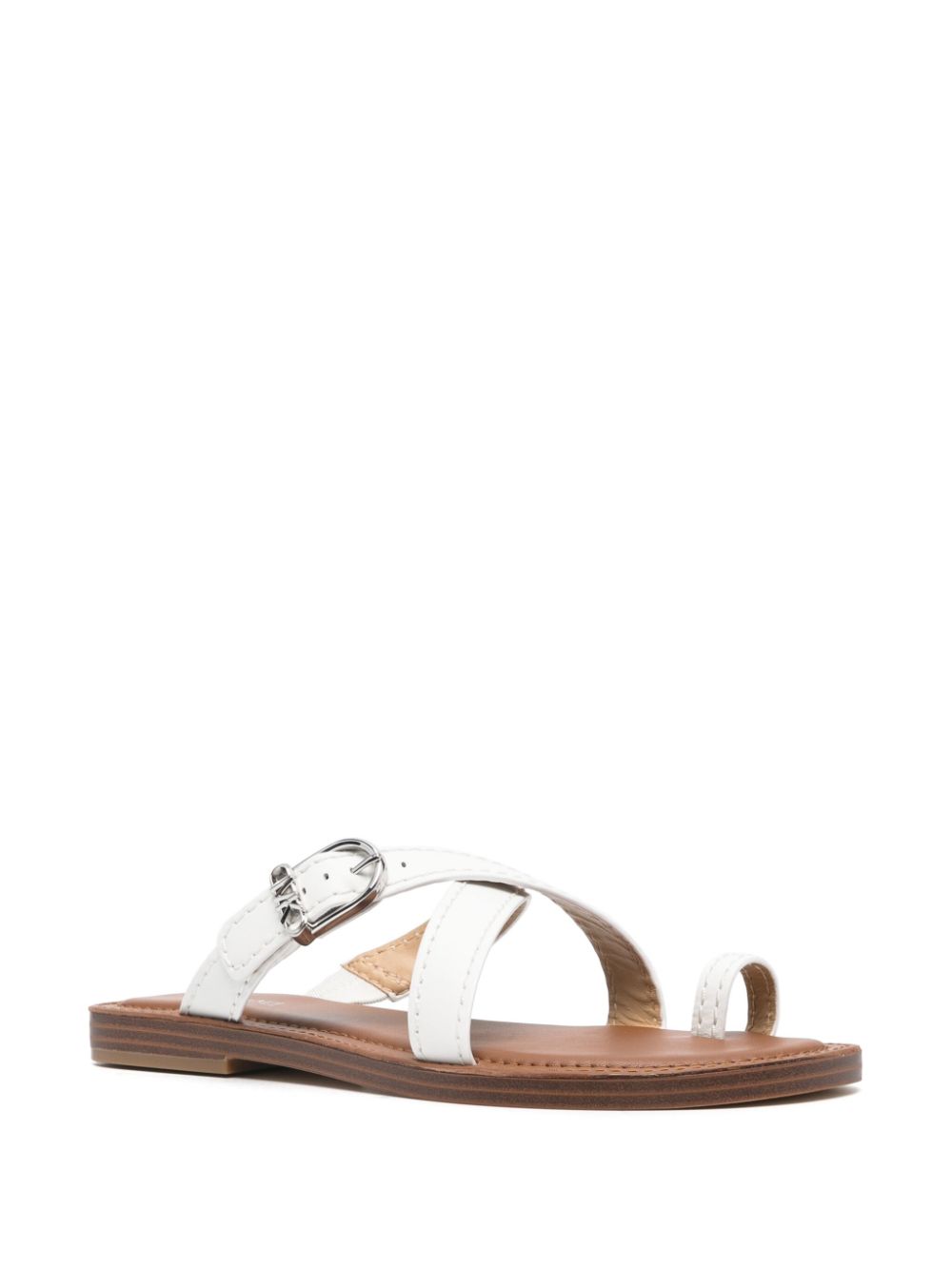 Michael Michael Kors Ashton 50 mm leren sandalen - Wit