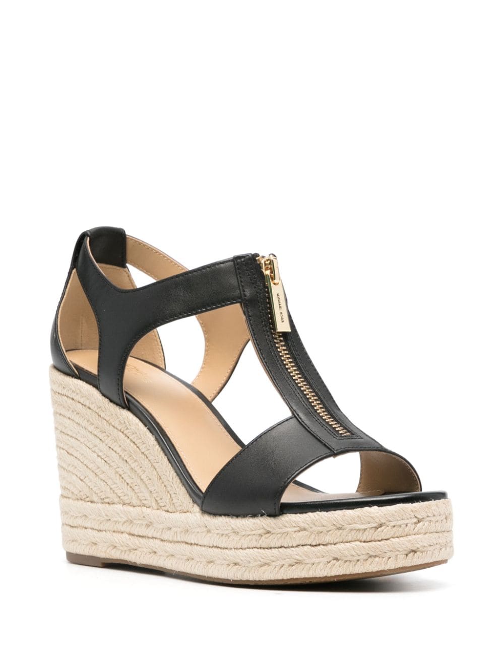 Michael Michael Kors Berkley sandalen met sleehak - Zwart