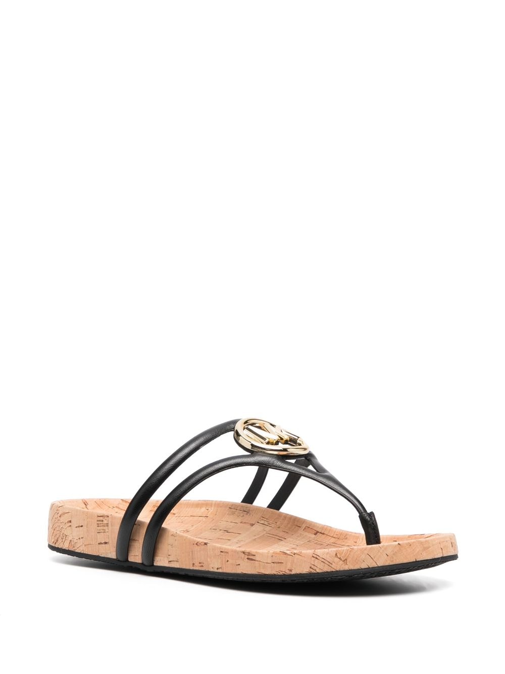 Michael Michael Kors Hampton teenslippers - Zwart