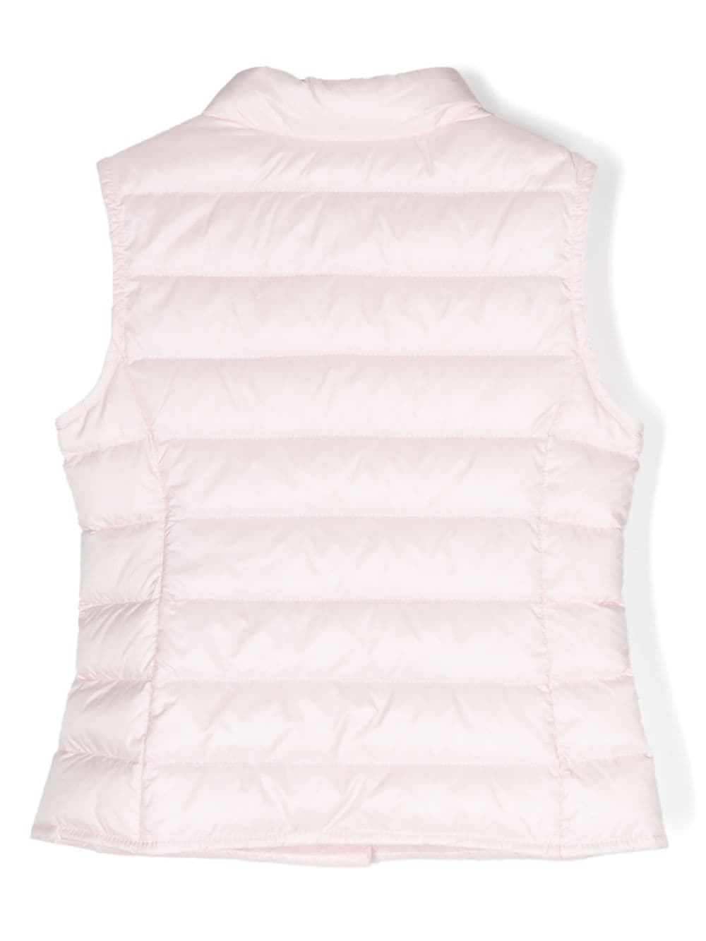 Moncler Enfant Bodywarmer met logopatch - Roze