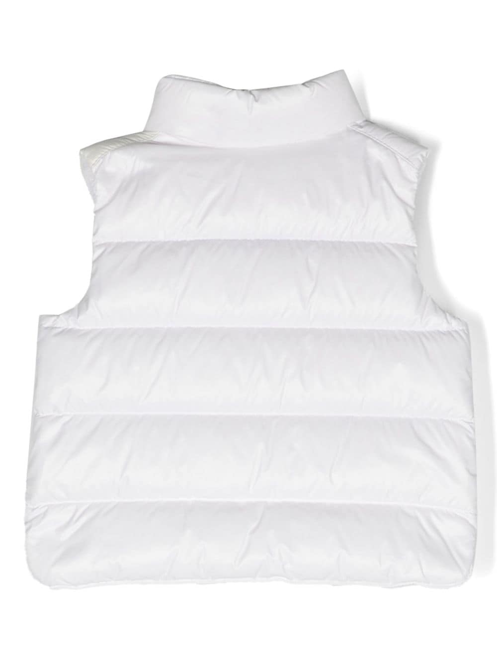 Moncler Enfant Bodywarmer met logopatch - Wit