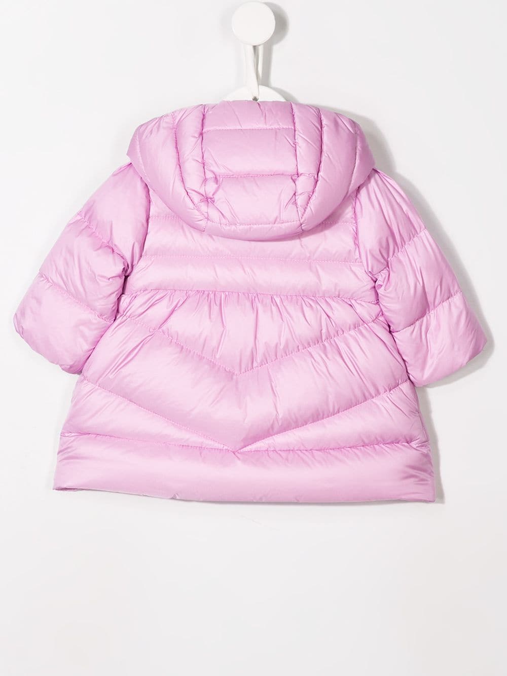 Moncler Enfant Jas met verborgen sluiting - Roze