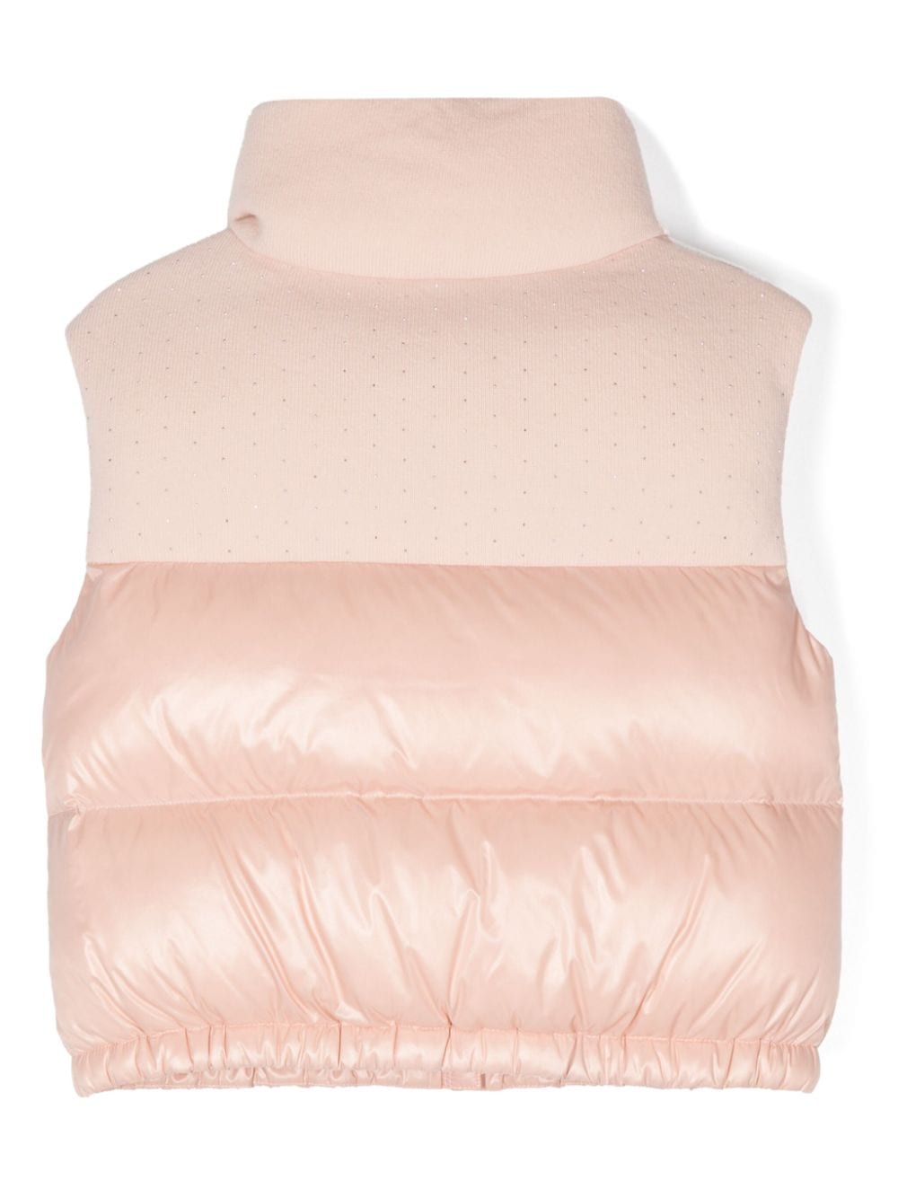 Moncler Enfant Suzan bodywarmer met vlakken - Roze