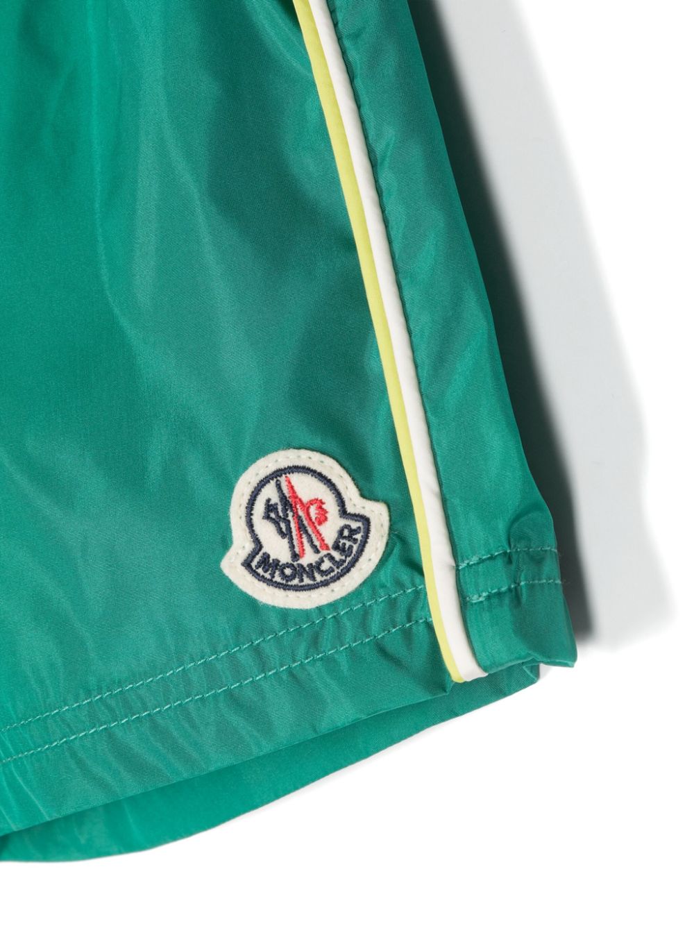 Moncler Enfant Zwembroek met logopatch - Groen