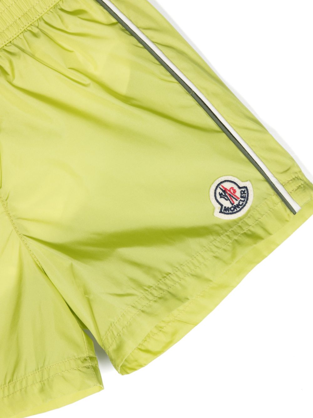 Moncler Enfant Zwembroek met logopatch - Groen