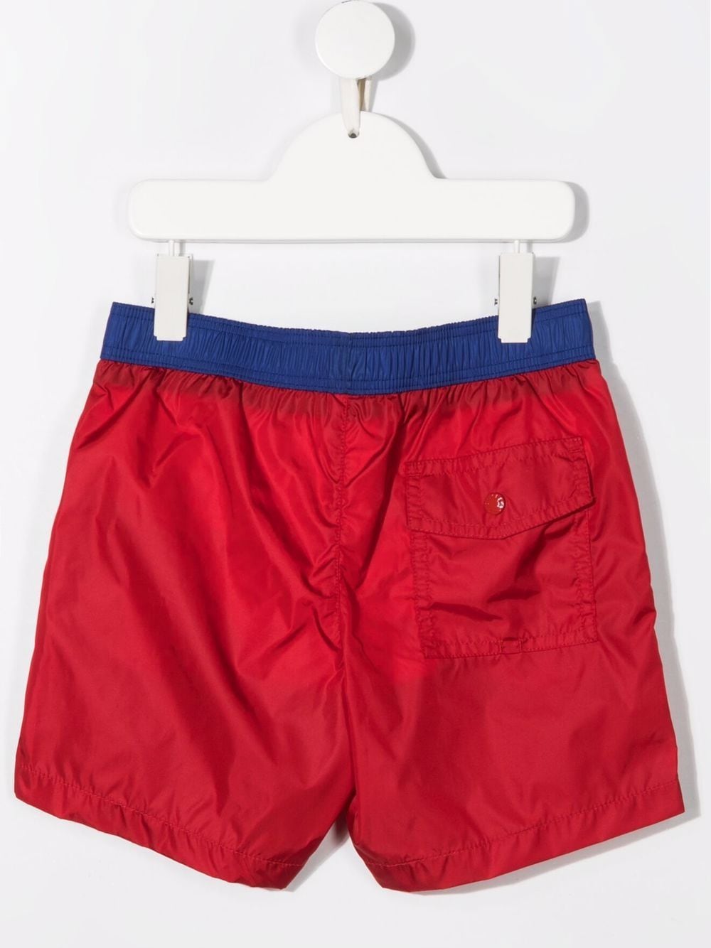 Moncler Enfant Zwembroek met logopatch - Rood