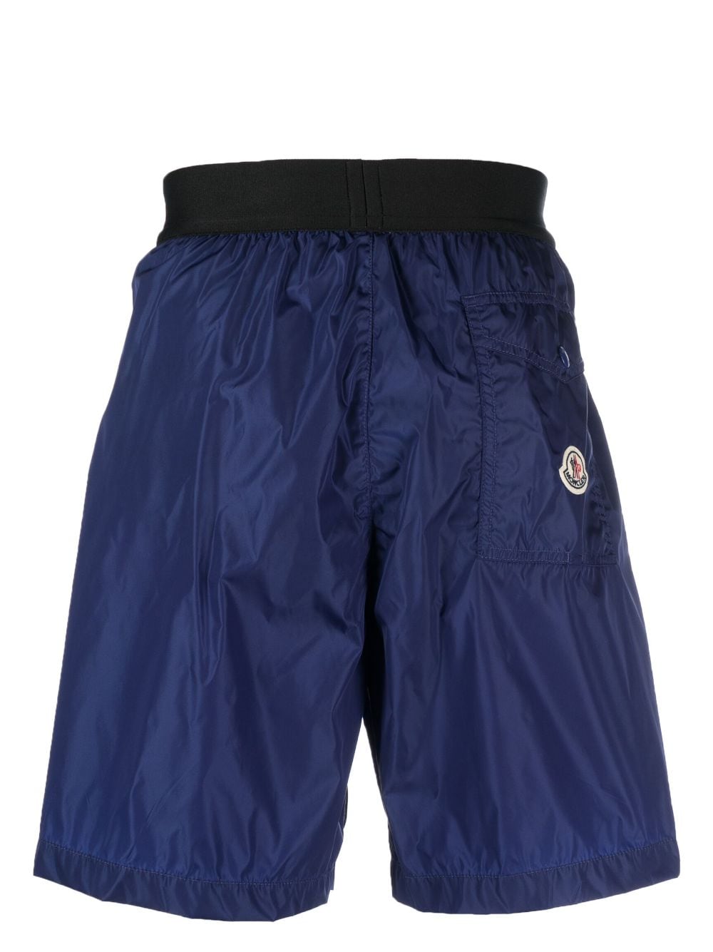 Moncler Zwembroek met logoband - Blauw