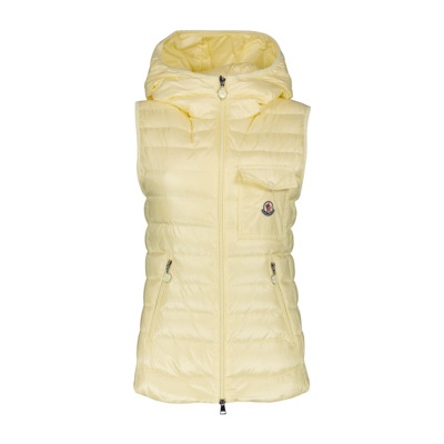 Mouwloos Glygos Vest voor vrouwen Moncler , Yellow , Dames