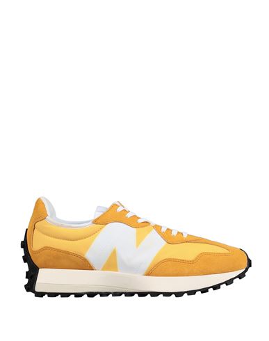 New Balance 327 Woman Sneakers Yellow Size 5 Textile fibers, Soft Leather