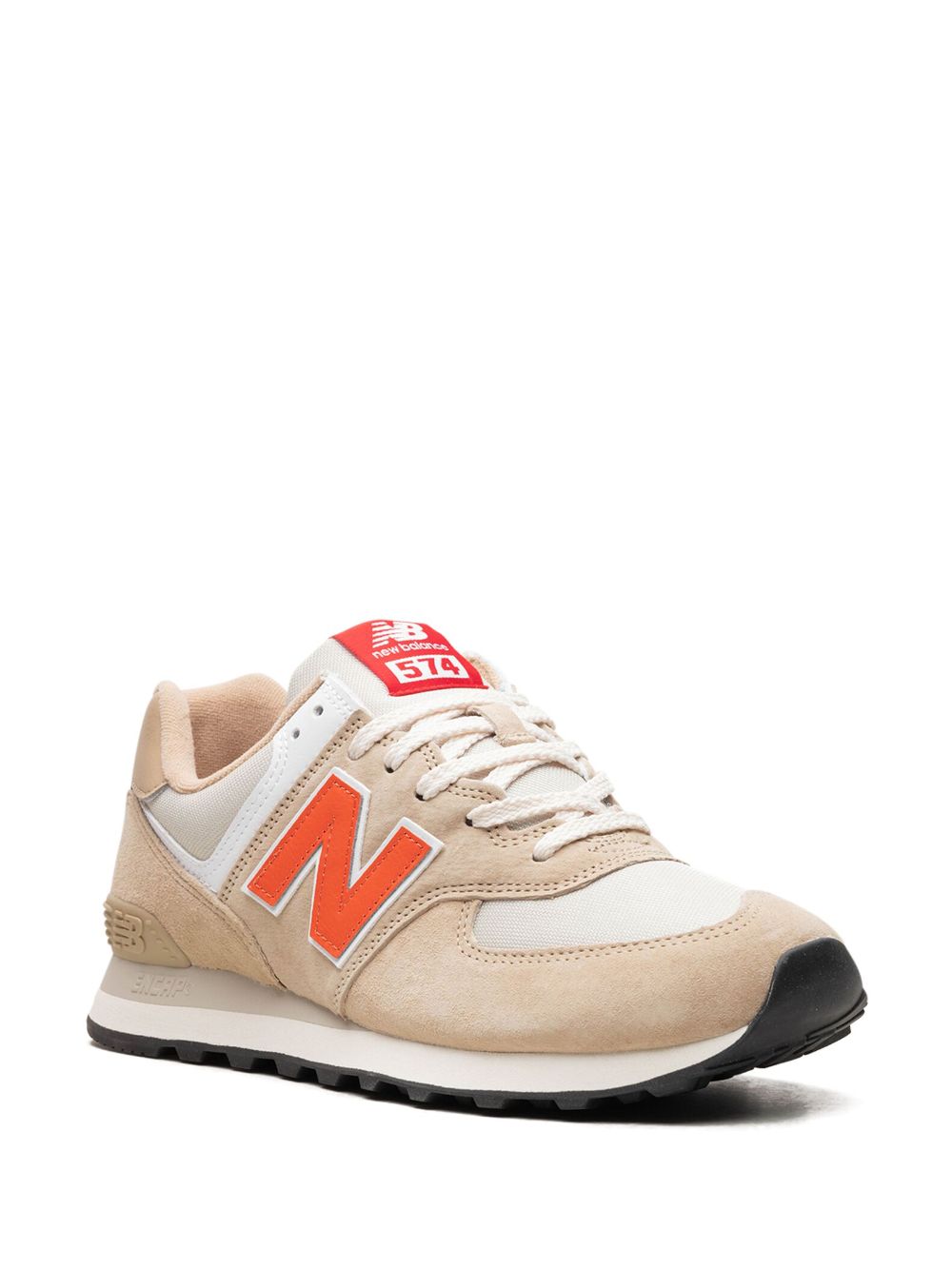 New Balance 574 "Bone/Orange" sneakers - Beige