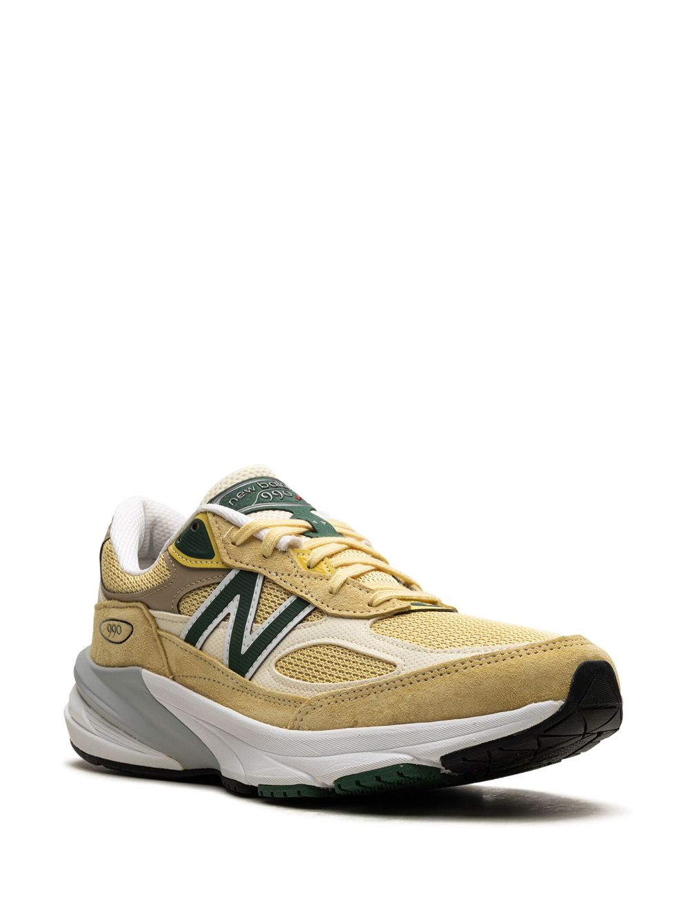 New Balance "990 ""Pale Yellow/Forest Green"" sneakers" - Geel