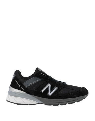 New Balance 990 V5 Woman Sneakers Black Size 8.5 Soft Leather, Textile fibers