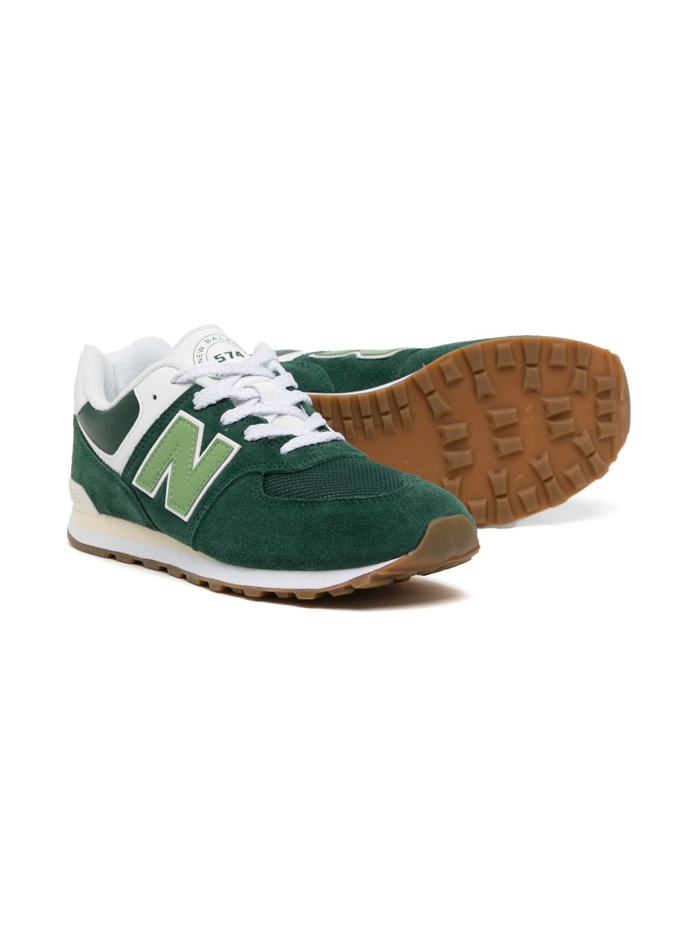 New Balance Kids 574 low-top sneakers - Groen