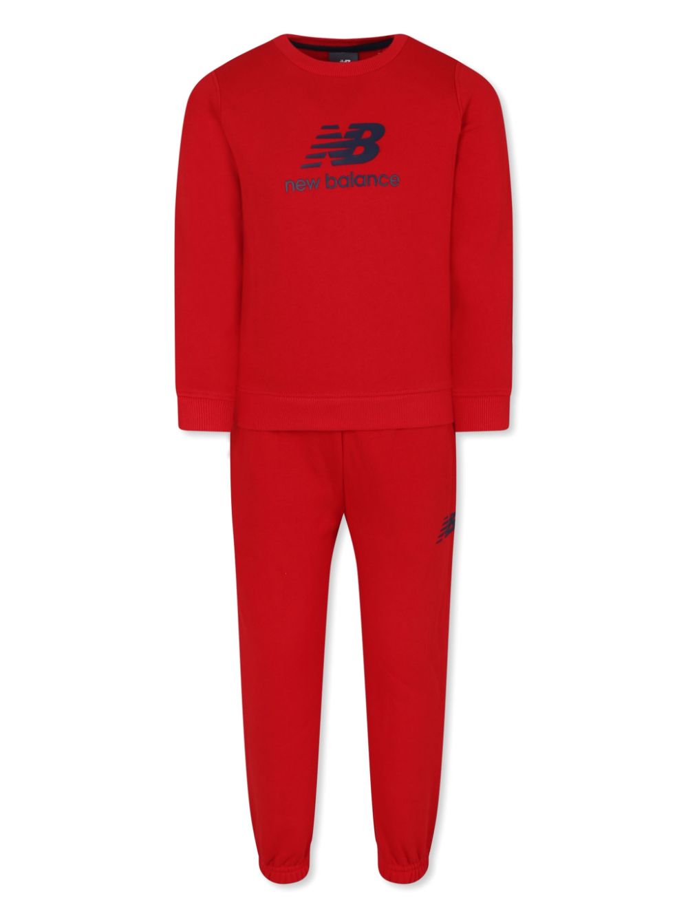 New Balance Kids Trainingspak met logoprint - Rood