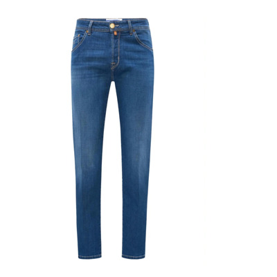 Nick Jeans - Donkerblauwe Superstretch Denim Jacob Cohën , Blue , Heren