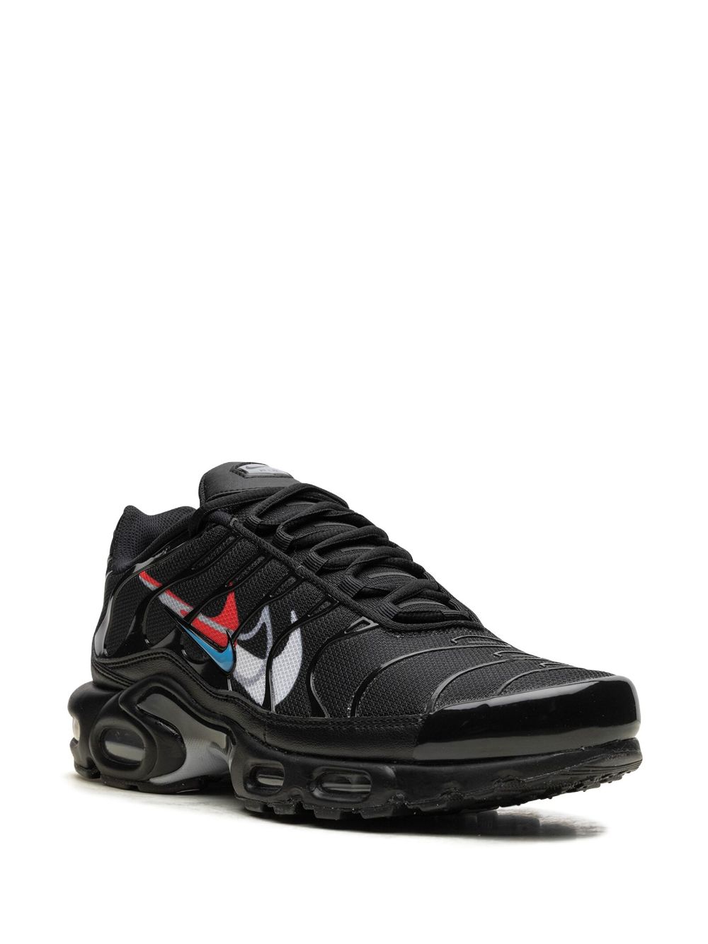 Nike Air Max Plus "Multi Swoosh Black/Bright Crimson" sneakers - Zwart