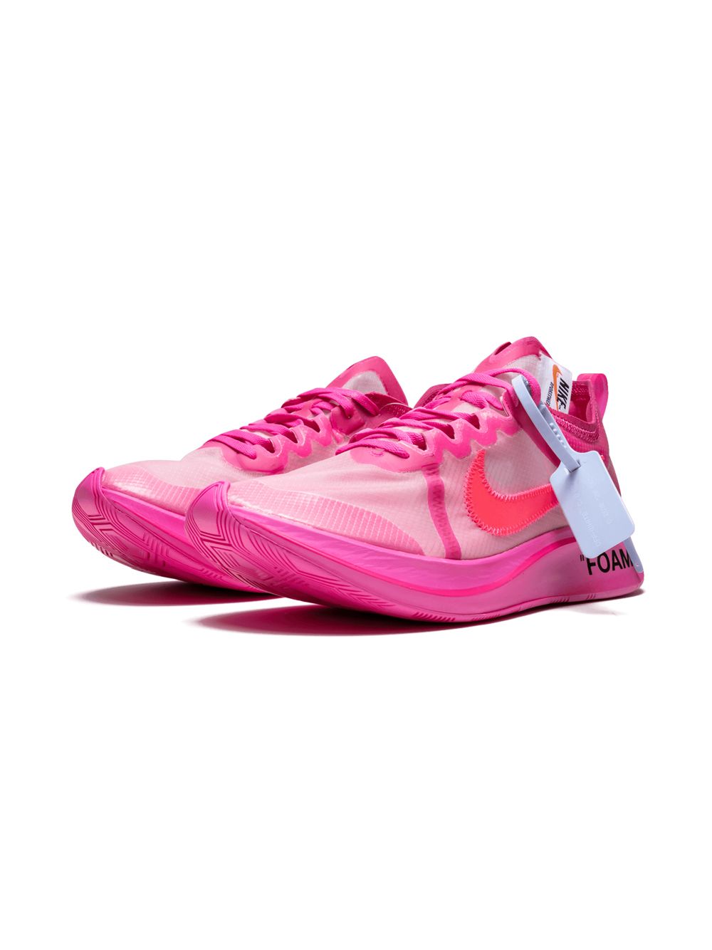 Nike X Off-White De 10 : Nike Zoom Fly sneakers - Roze