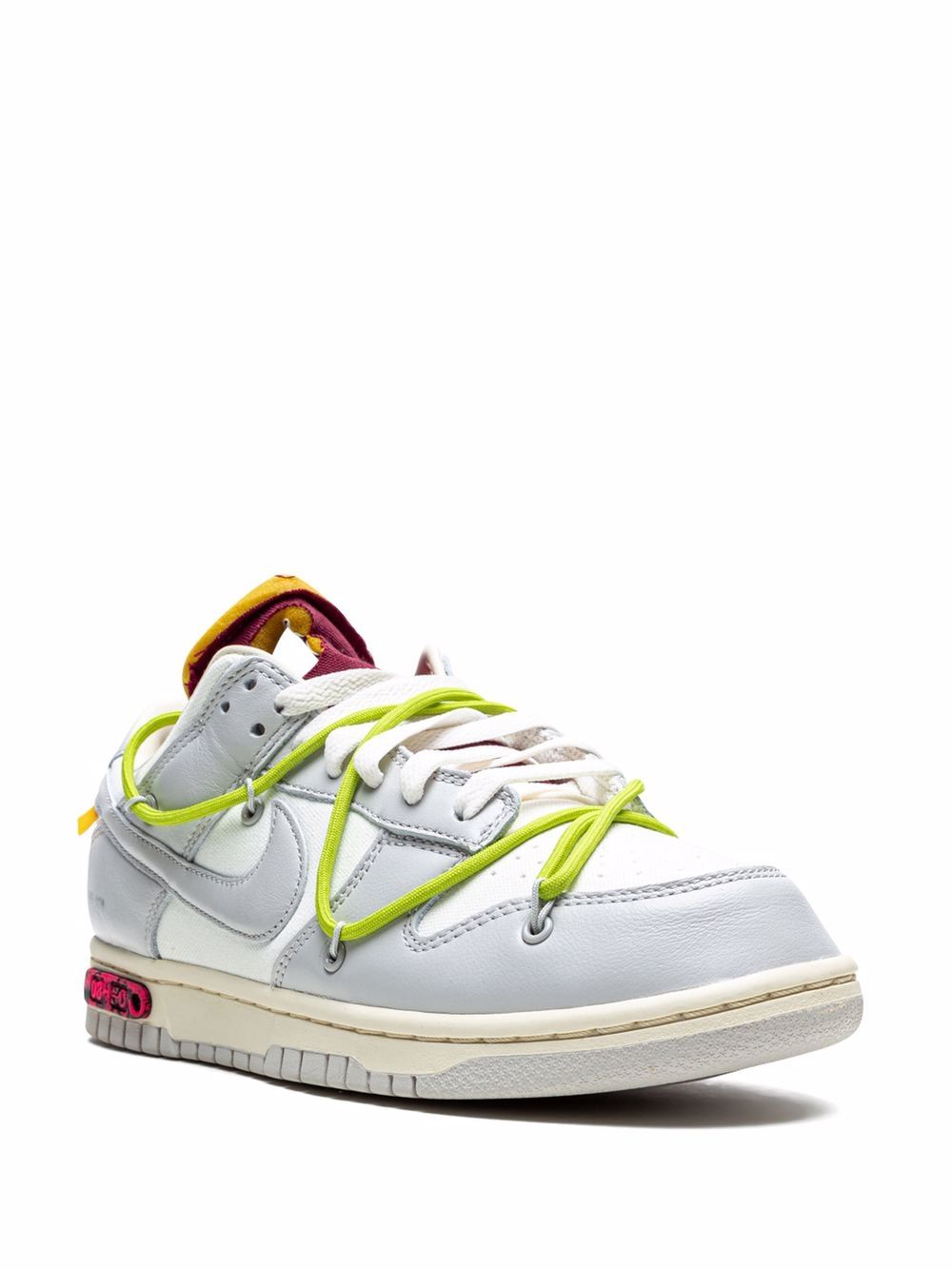 Nike X Off-White "x Off-White Dunk Low ""Lot 08"" sneakers" - Wit