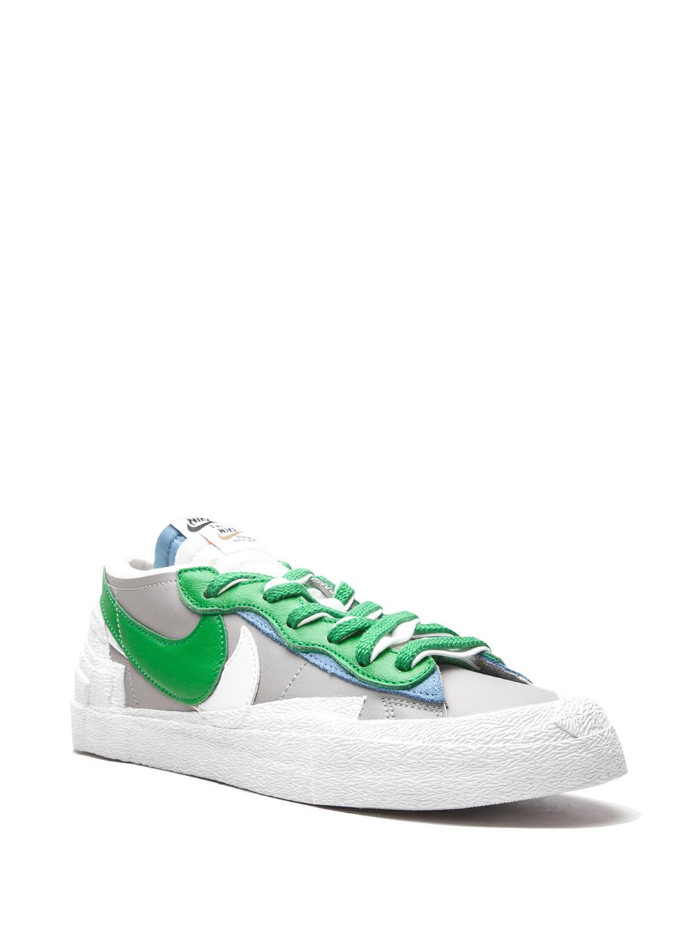 Nike x Sacai Blazer low-top sneakers - Groen