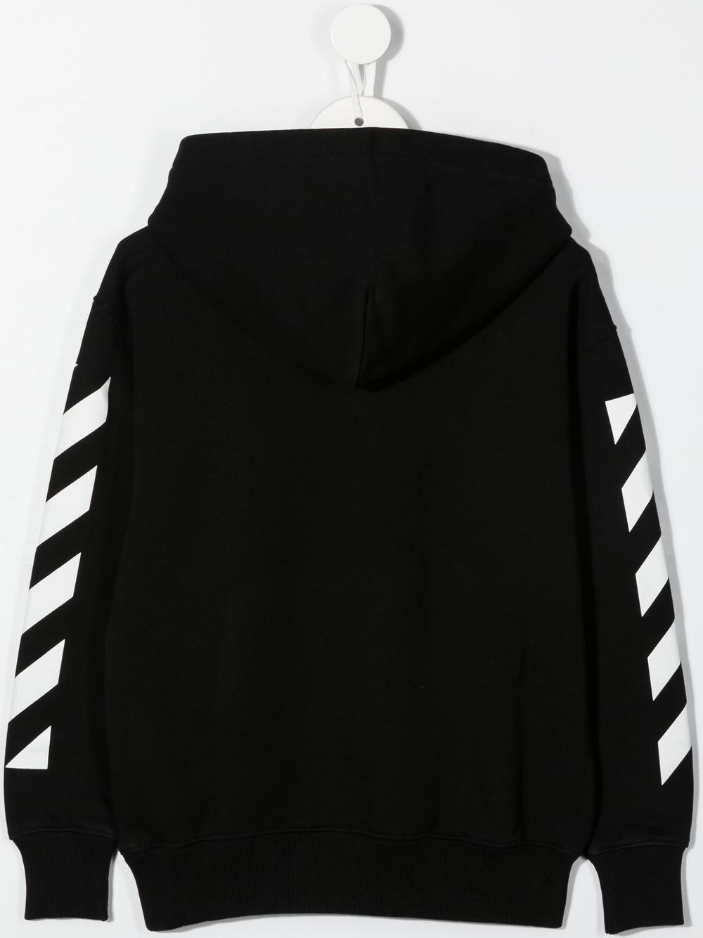 Off-White Kids Off Stamp katoenen hoodie - Zwart