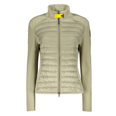 Olivia Gewatteerde Jas met Jersey Mouwen Parajumpers , Green , Dames